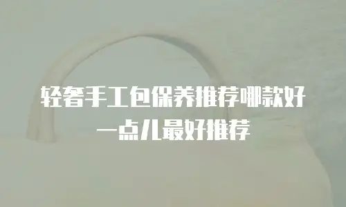 轻奢手工包保养推荐哪款好一点儿最好推荐
