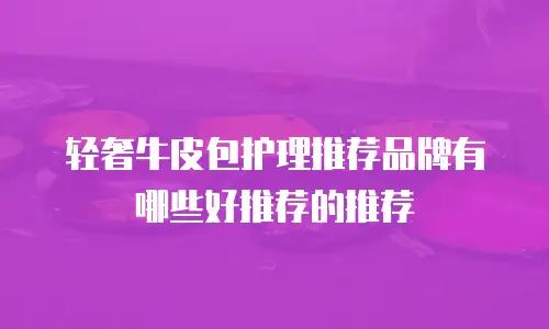 轻奢牛皮包护理推荐品牌有哪些好推荐的推荐