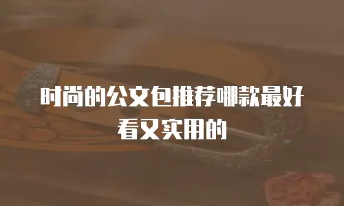 时尚的公文包推荐哪款最好看又实用的