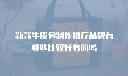 新款牛皮包制作推荐品牌有哪些比较好看的吗