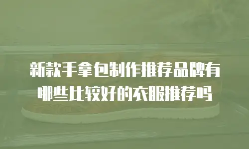 新款手拿包制作推荐品牌有哪些比较好的衣服推荐吗