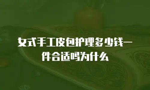 女式手工皮包护理多少钱一件合适吗为什么