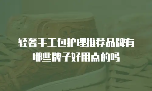 轻奢手工包护理推荐品牌有哪些牌子好用点的吗