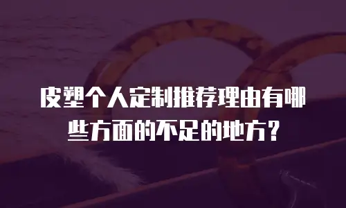 皮塑个人定制推荐理由有哪些方面的不足的地方？