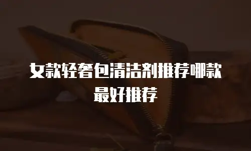 女款轻奢包清洁剂推荐哪款最好推荐