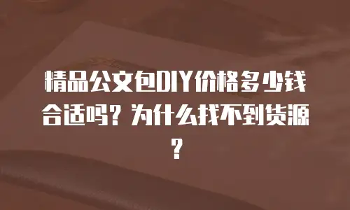 精品公文包DIY价格多少钱合适吗？为什么找不到货源？