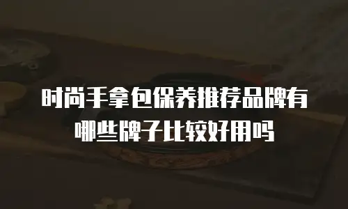 时尚手拿包保养推荐品牌有哪些牌子比较好用吗