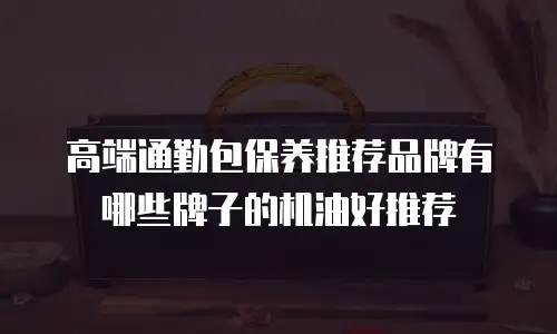 高端通勤包保养推荐品牌有哪些牌子的机油好推荐