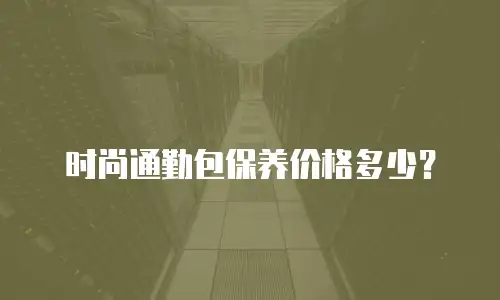 时尚通勤包保养价格多少？