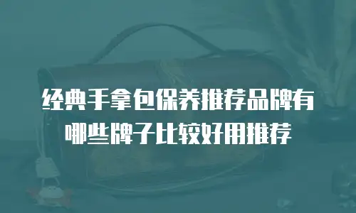 经典手拿包保养推荐品牌有哪些牌子比较好用推荐