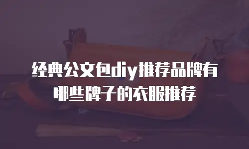 经典公文包diy推荐品牌有哪些牌子的衣服推荐