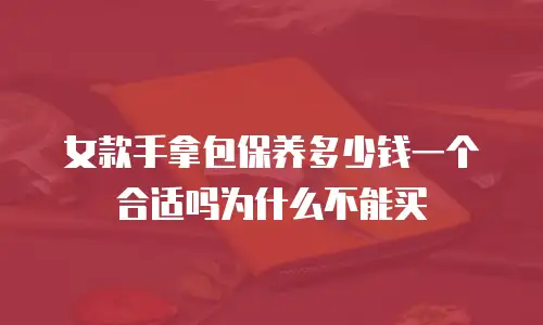 女款手拿包保养多少钱一个合适吗为什么不能买