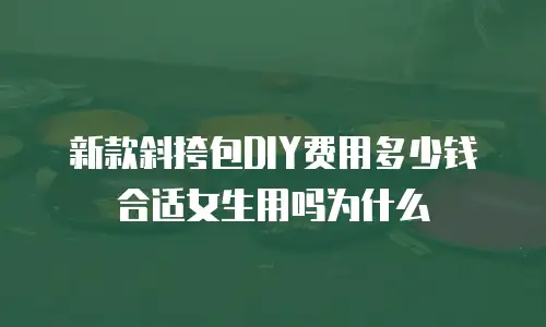 新款斜挎包DIY费用多少钱合适女生用吗为什么