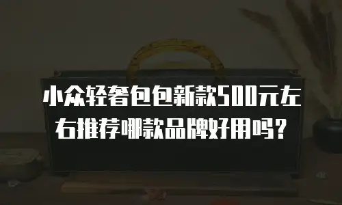 小众轻奢包包新款500元左右推荐哪款品牌好用吗？