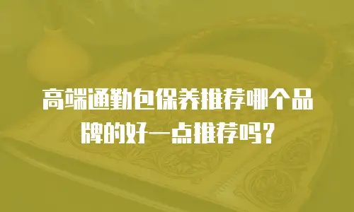 高端通勤包保养推荐哪个品牌的好一点推荐吗？