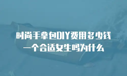时尚手拿包DIY费用多少钱一个合适女生吗为什么