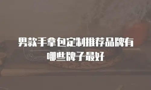 男款手拿包定制推荐品牌有哪些牌子最好