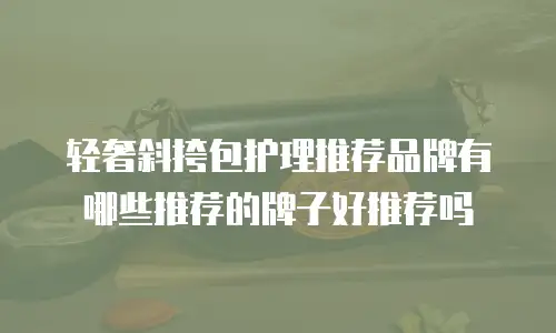 轻奢斜挎包护理推荐品牌有哪些推荐的牌子好推荐吗