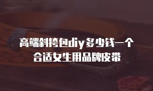高端斜挎包diy多少钱一个合适女生用品牌皮带