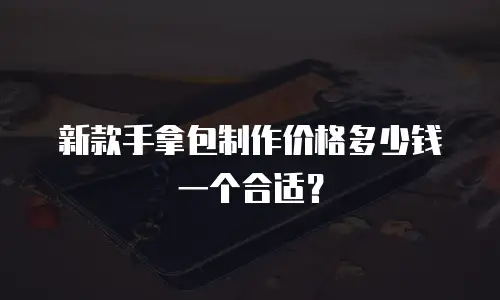 新款手拿包制作价格多少钱一个合适？