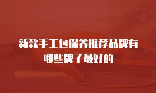 新款手工包保养推荐品牌有哪些牌子最好的