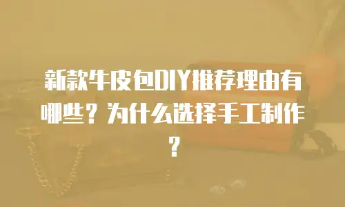 新款牛皮包DIY推荐理由有哪些？为什么选择手工制作？