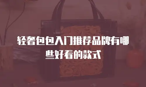 轻奢包包入门推荐品牌有哪些好看的款式