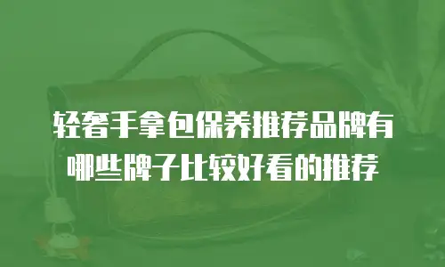 轻奢手拿包保养推荐品牌有哪些牌子比较好看的推荐