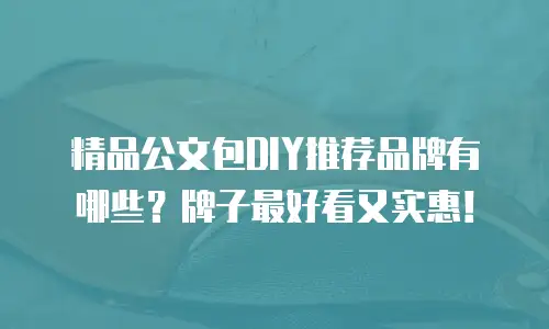 精品公文包DIY推荐品牌有哪些？牌子最好看又实惠！