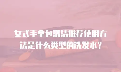 女式手拿包清洁推荐使用方法是什么类型的洗发水？