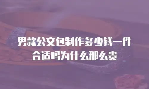 男款公文包制作多少钱一件合适吗为什么那么贵