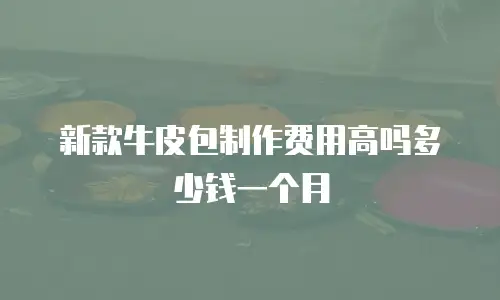 新款牛皮包制作费用高吗多少钱一个月