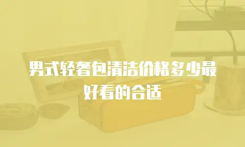 男式轻奢包清洁价格多少最好看的合适