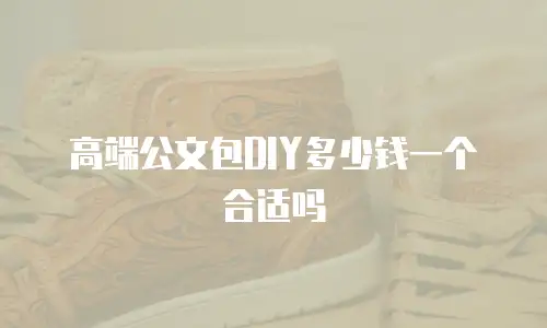 高端公文包DIY多少钱一个合适吗