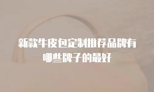 新款牛皮包定制推荐品牌有哪些牌子的最好