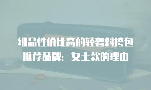 细品性价比高的轻奢斜挎包推荐品牌：女士款的理由