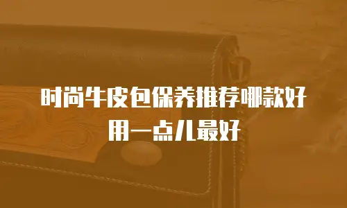 时尚牛皮包保养推荐哪款好用一点儿最好