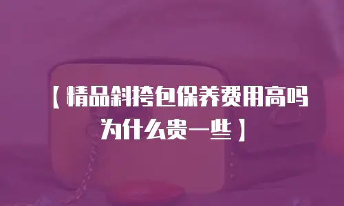 【精品斜挎包保养费用高吗为什么贵一些】