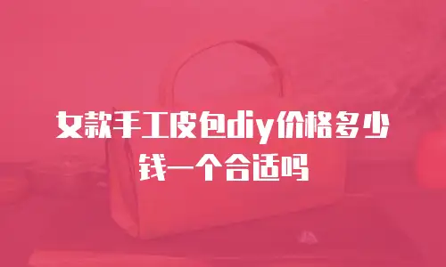 女款手工皮包diy价格多少钱一个合适吗