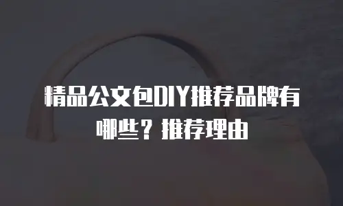 精品公文包DIY推荐品牌有哪些？推荐理由