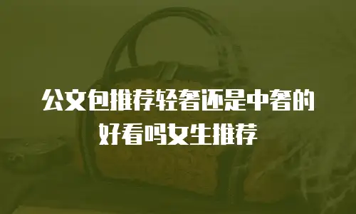 公文包推荐轻奢还是中奢的好看吗女生推荐