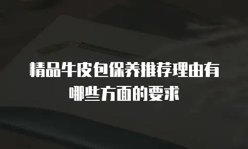 精品牛皮包保养推荐理由有哪些方面的要求