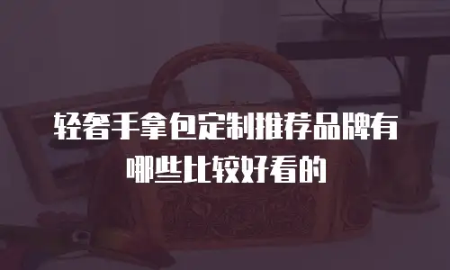 轻奢手拿包定制推荐品牌有哪些比较好看的