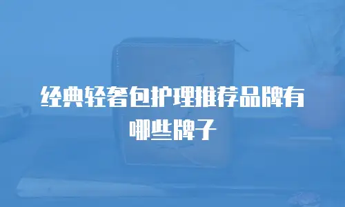 经典轻奢包护理推荐品牌有哪些牌子