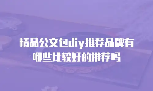 精品公文包diy推荐品牌有哪些比较好的推荐吗