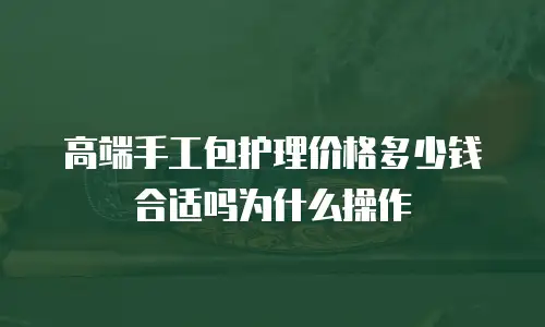 高端手工包护理价格多少钱合适吗为什么操作