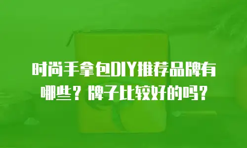 时尚手拿包DIY推荐品牌有哪些？牌子比较好的吗？