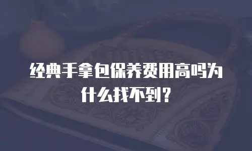 经典手拿包保养费用高吗为什么找不到？