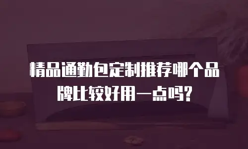 精品通勤包定制推荐哪个品牌比较好用一点吗?