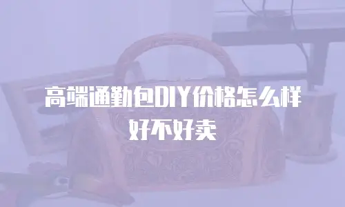 高端通勤包DIY价格怎么样好不好卖